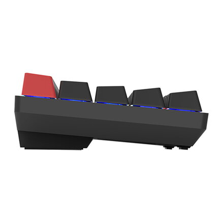 Marvo SABER 61, klávesnice US, herní, drátová (USB), černá, mechanická, podsvícení