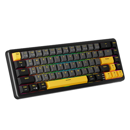 Marvo MAGMA M40, klávesnice US, drátová (USB), černá, RGB, magnetické spínače