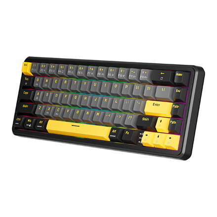 Marvo MAGMA M40, klávesnice US, drátová (USB), černá, RGB, magnetické spínače