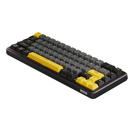Marvo MAGMA M40, klávesnice US, drátová (USB), černá, RGB, magnetické spínače