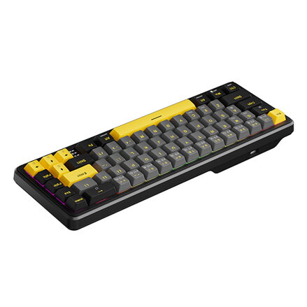 Marvo MAGMA M40, klávesnice US, drátová (USB), černá, RGB, magnetické spínače