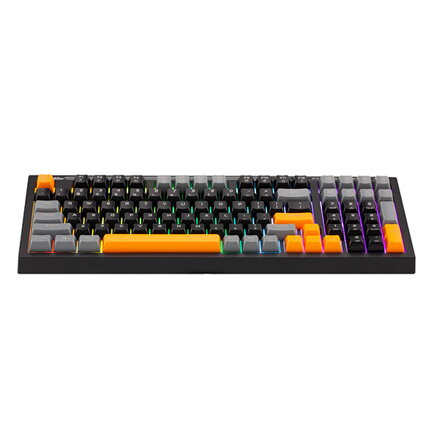 Marvo K638A, klávesnice US, herní, drátová (USB), černá, podsvícení