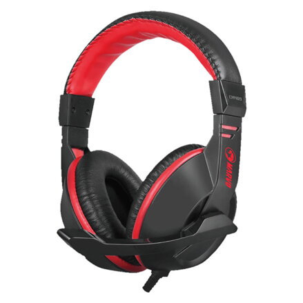 Marvo CM409 EN, Sada klávesnice s herní myší, podložkou a sluchátky, US, herní, membránová typ drátová (USB), černá, podsvícená