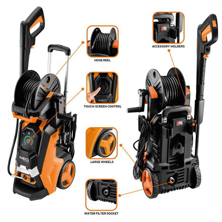 Neo tools tlaková myčka 04-705, 2000W, 150bar, 6l/min.