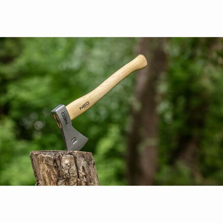 NEO TOOLS sekera 63-119, celková hmotnost 498g, hmotnost hlavy 400g, délka sekery 34.5cm