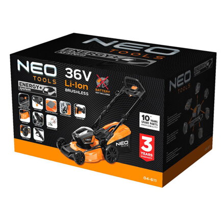 NEO TOOLS aku sekačka 04-611, 36V