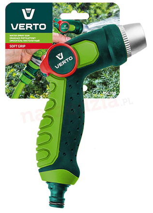 Verto pistolový postřikovač 15G709, zelený