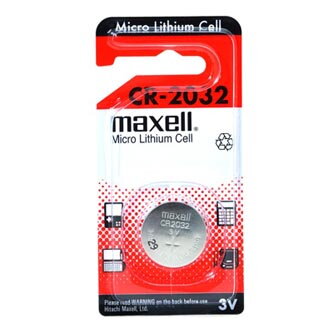 baterie Lithiová, CR2032, 3V, Maxell, blistr, 1-pack