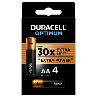 Duracell Optimum Jednorázová alkalická baterie AA, 4-pack