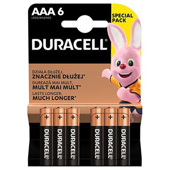 Duracell BASIC Jednorázová alkalická baterie AAA, 6-pack
