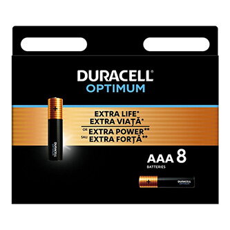 Duracell Optimum Boost Jednorázová alkalická baterie AAA, 8-pack
