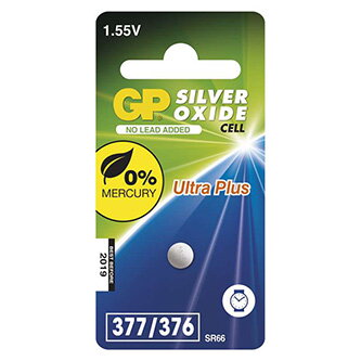 Baterie oxid stříbra, SR66, 1.55V, GP, blistr, 1-pack, 377F
