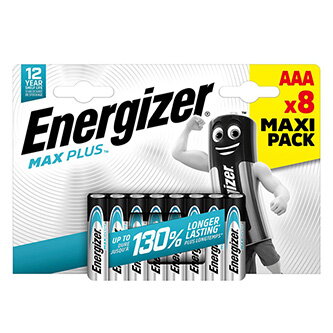 ENERGIZER MAX Plus Jednorázová alkalická baterie AAA, 8-pack
