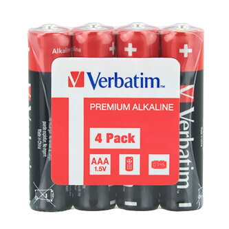 Verbatim Jednorázová alkalická baterie AAA, 4-pack
