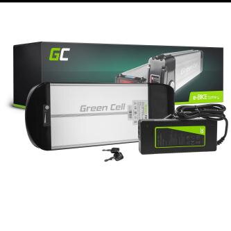 Green Cell baterie pro elektrokola 36V 10Ah s nabíječkou