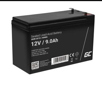 Green Cell VRLA AGM 12V, 2.1A, zabezpečovací, solární, protipožární systémy,, 9Ah