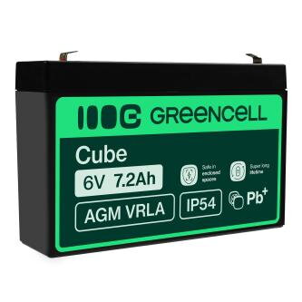 baterie AGM VRLA Green Cell 6V 7.2Ah