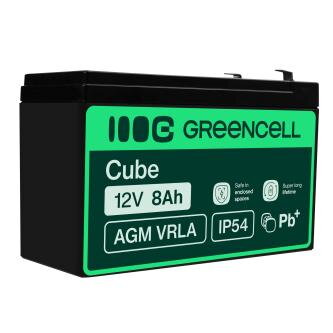 Green Cell AGM baterie 12V 8Ah