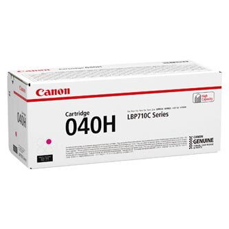 Canon originální toner 040H, magenta, 10000str., 0457C001, 0457C002, high capacity, Canon imageCLASS LBP712Cdn,i-SENSYS LBP710Cx,