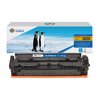 G&G kompatibilní toner s Canon 045HC/054HC, NT-PH203XUUC, cyan, 2200str.