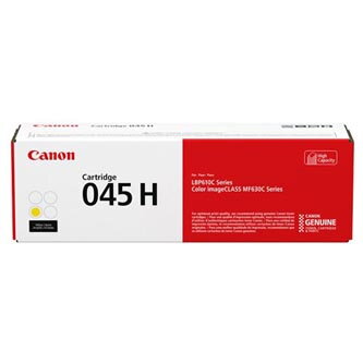 Canon originální toner 045HY, yellow, 2200str., 1243C002, high capacity, Canon LBP613Cdw, 611Cn, MFP635Cx, 633Cdw, 631Cn, O