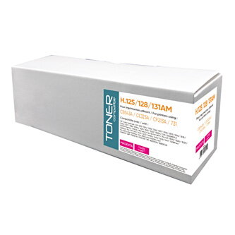Kompatibilní toner s CB543A, magenta, 1400str., H.125/128/131AM, pro HP Color LaserJet CP1215, 1515, 1518, N