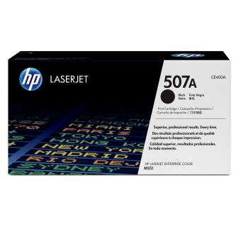 HP originální toner CE400A, black, 5500str., HP 507A, HP LaserJet Enterprise 500 color M551, O