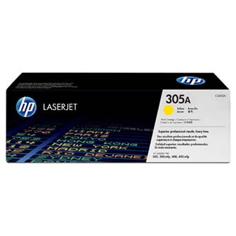 HP originální toner CE412A, yellow, 2600str., HP 305A, HP Color LaserJet Pro M375NW, Pro M475DN, M451dn, O