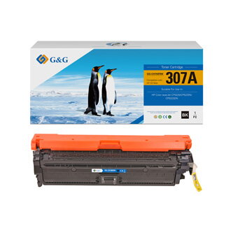 G&G kompatibilní toner s NT-CH740FBK, HP 307A, CE740A, black, 7000str., pro HP Color LaserJet CP5225, N