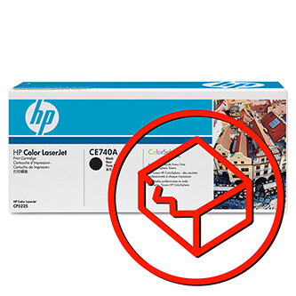 HP originální toner CE740A, HP 307A, black, 7000str., poškozený obal typ B