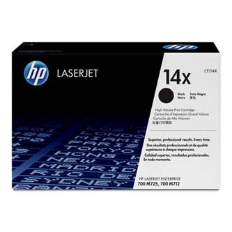 HP originální toner CF214X, black, 17500str., HP 14X, HP LaserJet Enterprise 700 M712dn, O