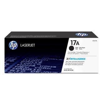 HP originální toner CF217A, black, 1600str., HP 17A, HP LaserJet Pro M102a, M130a, O