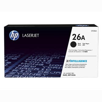 HP originální toner CF226A, black, 3100str., HP 26A, HP LaserJet Pro M402, Pro MFP M426, 700g, O