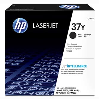 HP originální toner CF237Y, black, 41000str., HP 37Y, extra high capacity, HP Laserjet Enterprise Flow M631, 632, M608, M609,631,