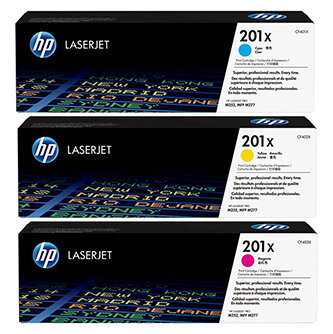 HP originální toner CF253XM, CMY, 6900 (3x2300)str., HP 201X, HP Color LaserJet MFP M277, Pro M252, M274, 3ks, O