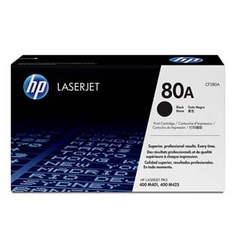 HP originální toner CF280A, black, 2560str., HP 80A, HP LaserJet Pro 400 M425, LJ Pro 400 M401, 850g, O