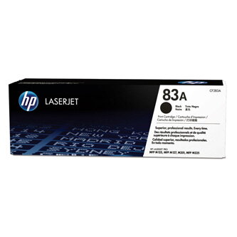 HP originální toner CF283A, black, 1500str., HP 83A, HP LJ Pro M201dw,201n,MFP M125a,125nrw,127fn,225,127, 830g, O