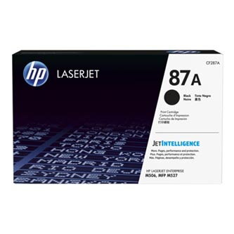 HP originální toner CF287A, black, 8550str., HP 87A, HP LJ Enterprise M506, HP LJ Pro MFP M527, M501n, 930g, O