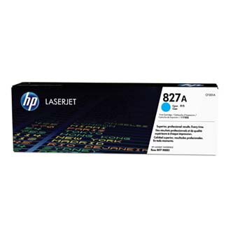 HP originální toner CF301A, cyan, 32000str., HP 827A, HP Color LaserJet MFP M880z, 850g, O