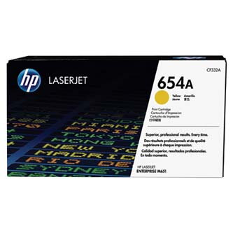 HP originální toner CF332A, yellow, 15000str., HP 654A, HP Color LaserJet Enterprise M651dn, M651n, M651xh, O