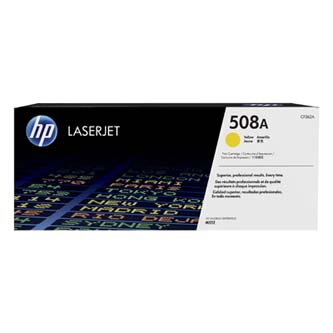 HP originální toner CF362A, yellow, 5000str., HP 508A, HP Color LaserJet Enterprise M552, M553, 860g, O