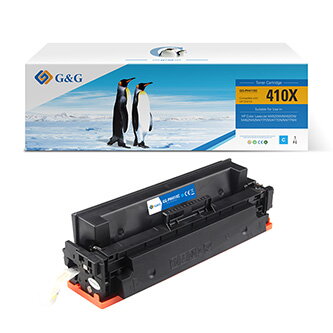 G&G kompatibilní toner s CF411X, cyan, 5000str., NT-PH411XC, HP 410X, high capacity, pro HP LJ Pro M452, LJ Pro MFP M477, N