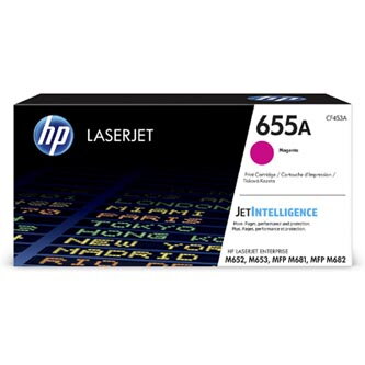 HP originální toner CF453A, magenta, 10500str., HP 655A, HP Color LaserJet Enterprise M652dn,M652n,M653dh,M653, O