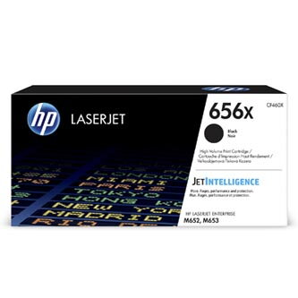 HP originální toner CF460X, black, 2700str., HP 656X, high capacity, HP LaserJet Enterprise M652,652dn,652n,653,653dn,653x, O