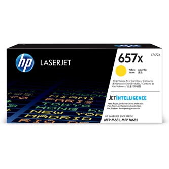 HP originální toner CF472X, yellow, 23000str., HP 657X, high capacity, HP LaserJet Enterprise MFP M681dh,MFP M681f,LaserJet, O