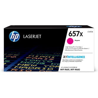 HP originální toner CF473X, magenta, 23000str., HP 657X, high yield, HP LaserJet Enterprise MFP M681dh,MFP M681f,LaserJet
