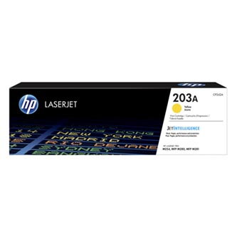 HP originální toner CF542A, yellow, 1300str., HP 203A, HP Color LaserJet Pro M254dw, nw, M280nw, O