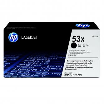 HP originální toner Q7553X, black, 7000str., HP 53X, HP LaserJet P2010, P2015, O