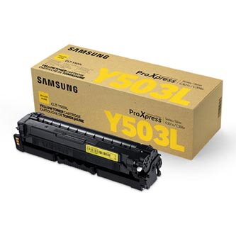 HP originální toner SU491A, CLT-Y503L, yellow, 5000str., Y503L, high capacity, Samsung ProXpress C3060FR, C3010ND, O