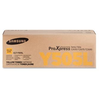 HP originální toner SU512A, CLT-Y505L, yellow, 3500str., Y505L, high capacity, Samsung O